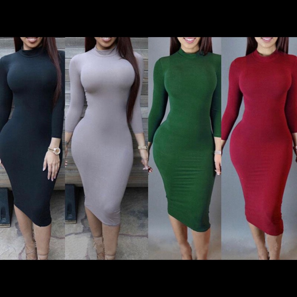 Woman dress long sleeve
